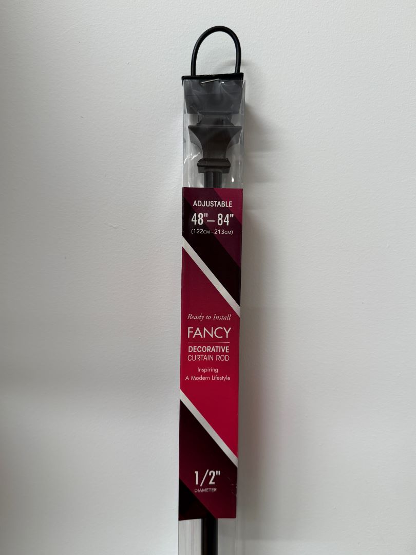 Fancy Metal Curtain Rod 48"/84" Asst.