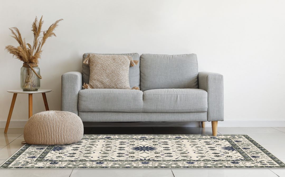 Zara Print Flannel Washable Rug 48"x66"