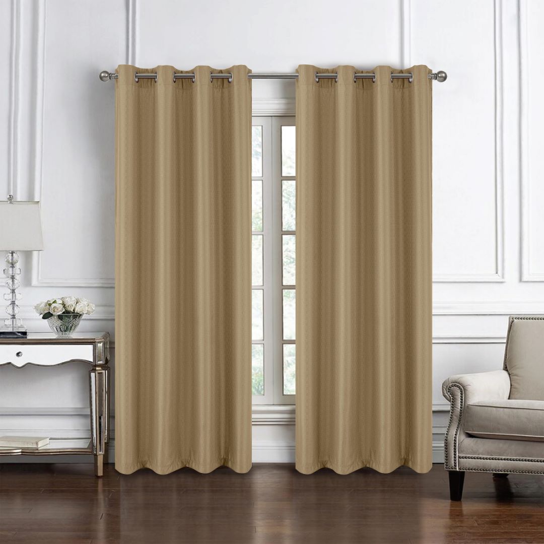 Sedona Jacquard Grom Panel 84" Taupe