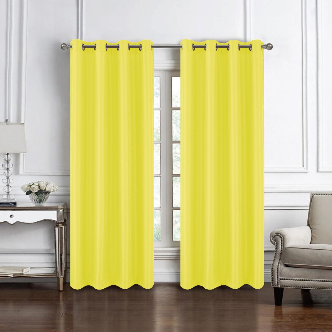 Sedona Jacquard Grom Panel 84" Yellow