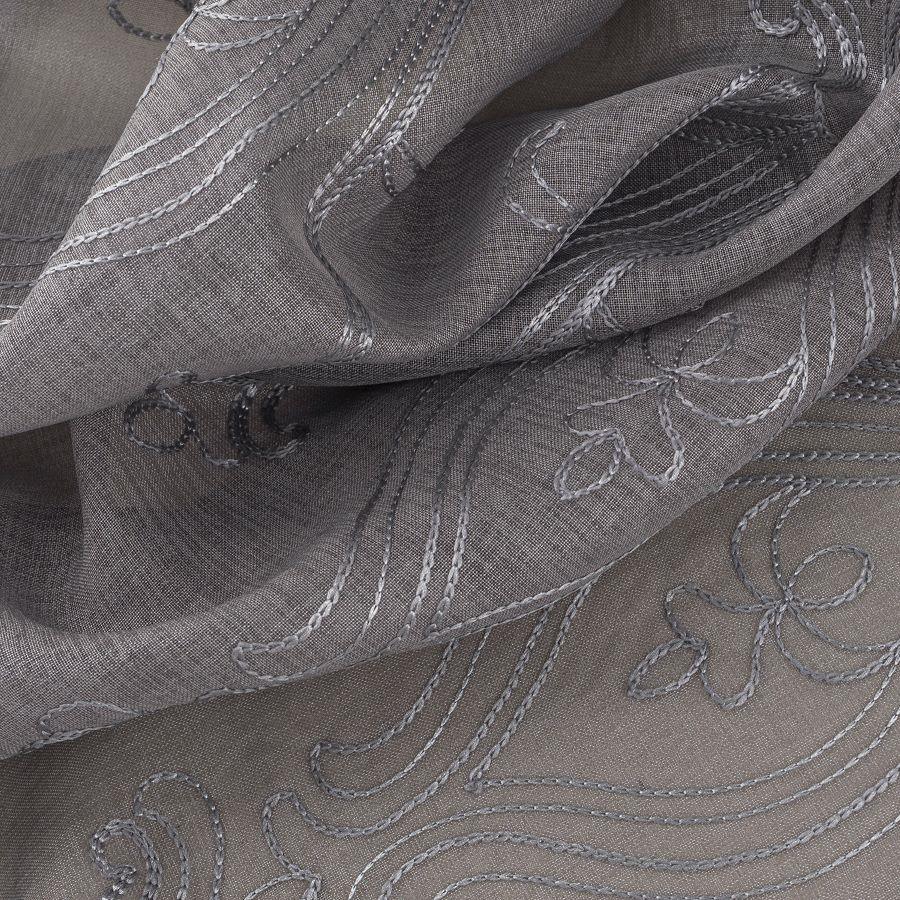 Pearl Emb Metallic Doily RP Panel 95" Char