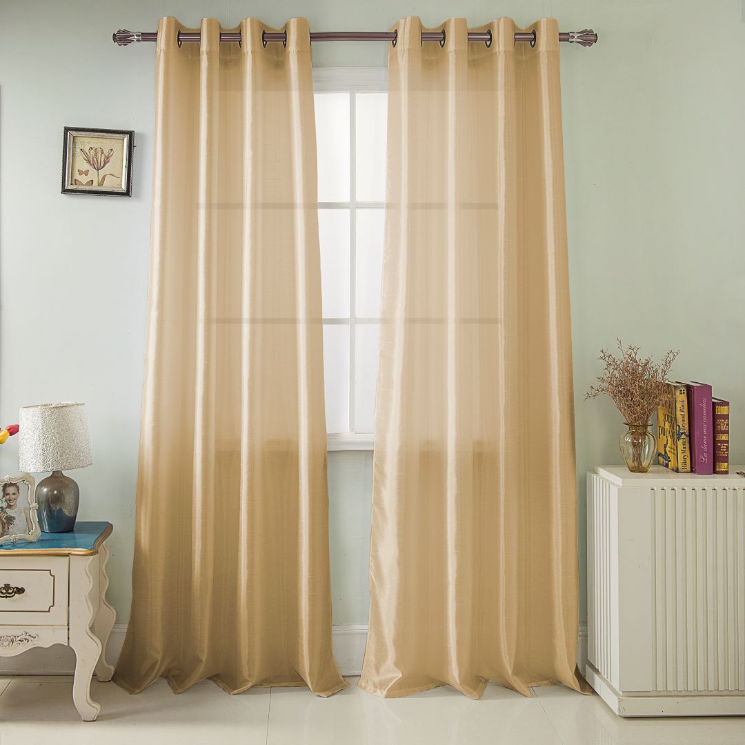 Nancy Grommet Panel 63" Beige
