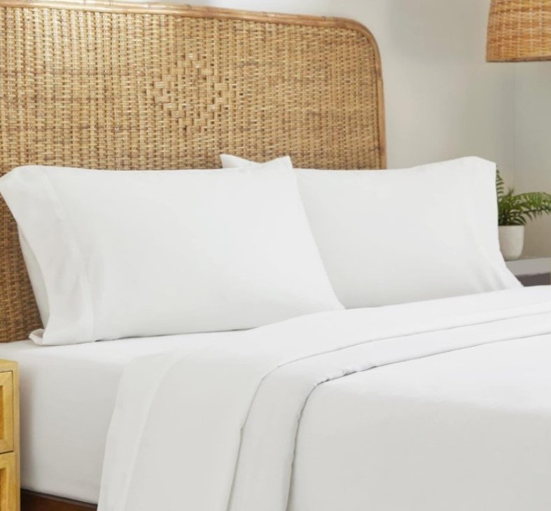 Modern Living 100% Pima Cotton 300TC Sheet Set Queen White