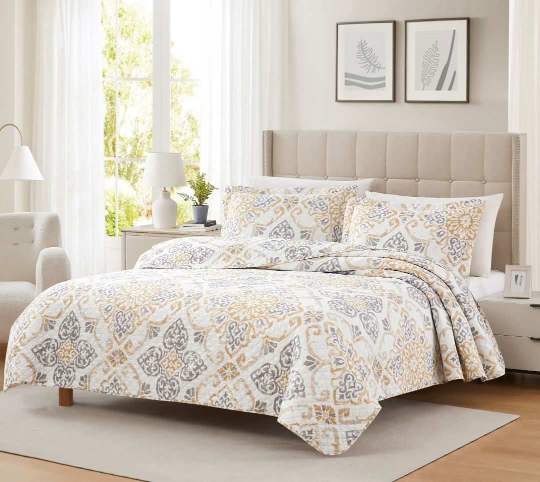 Mayfair Archer 3pc Pinsonic Quilt Queen
