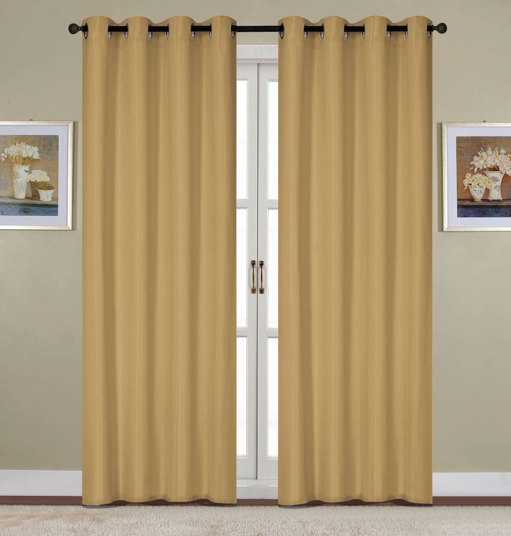 Kennedy Grommet Panel 90" Gold