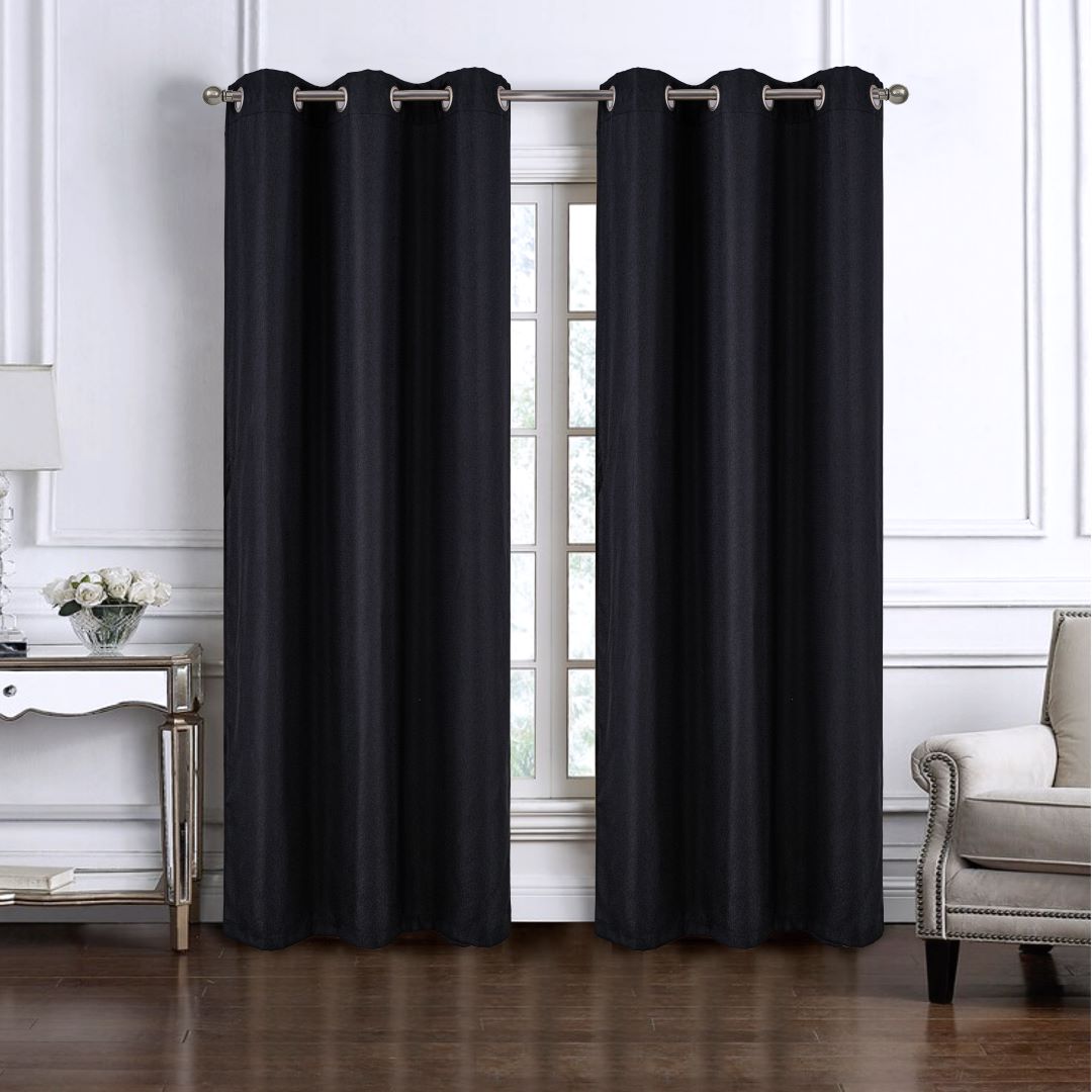Lava Jacq Grommet Panel 84" Black