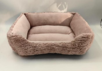 Brushed Fur Cuddler 25x20 Blush