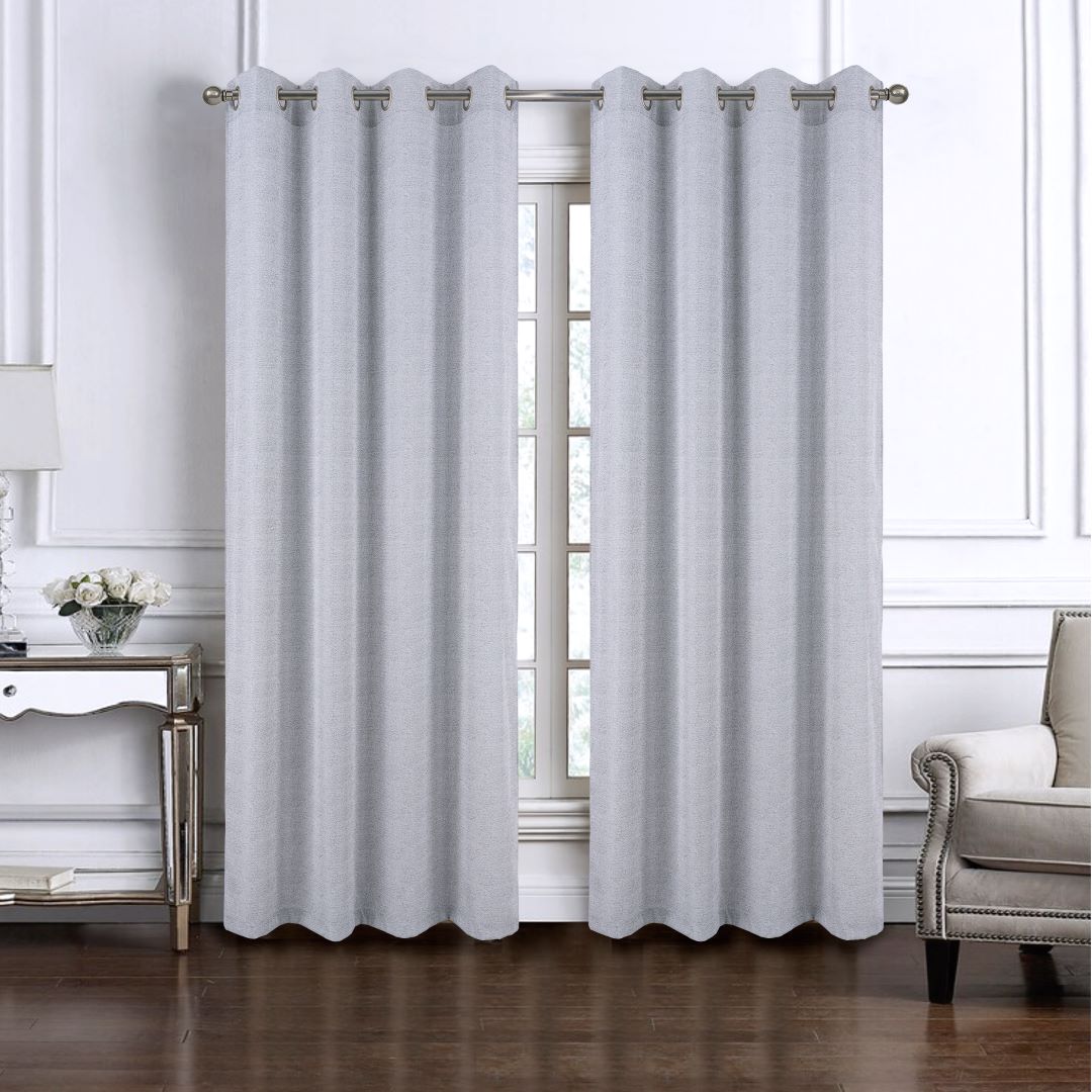 Lava Jacq Grommet Panel 84" Silver