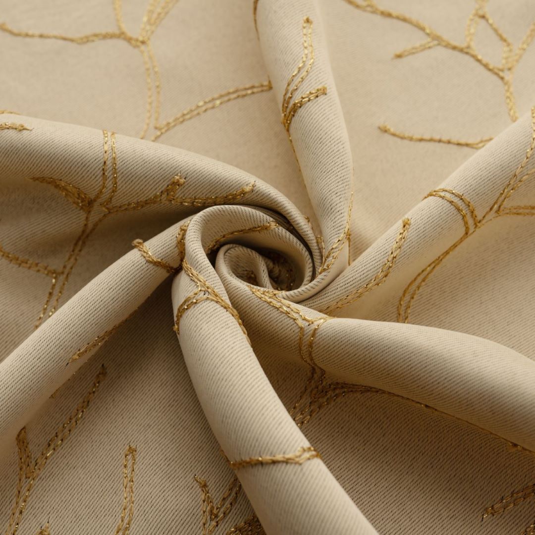 Luciana Emb Blackout Grom Panel 84" Beige