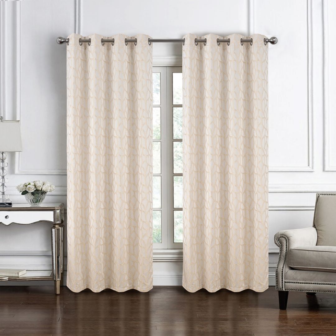 Lorena Jacq Grommet Panel 84" Beige