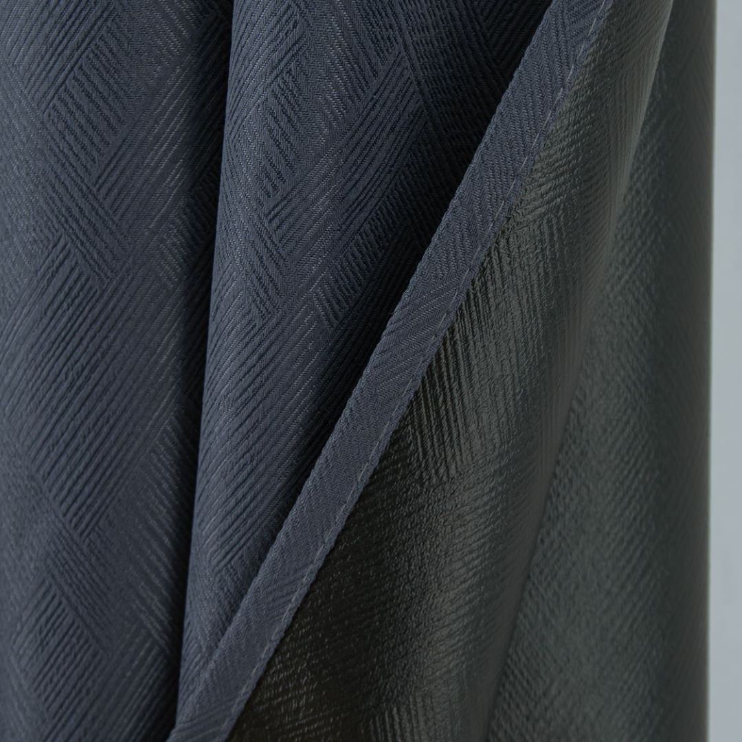 Barron 100% Blackout Grommet Panel 90" Charcoal