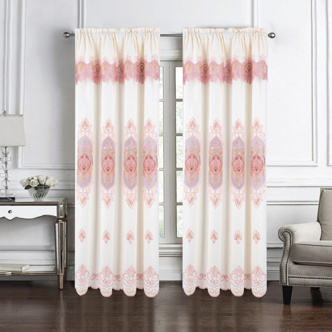 Betsy Macrame RP Panel 84" Blush