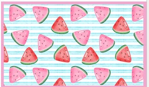 Anti-Fatg Cucina Watermelon Stripe Mat 18"/30"