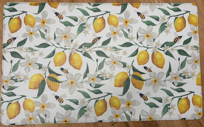 Anti-Fatg Cucina Lemon Bee Mat 18"/30"