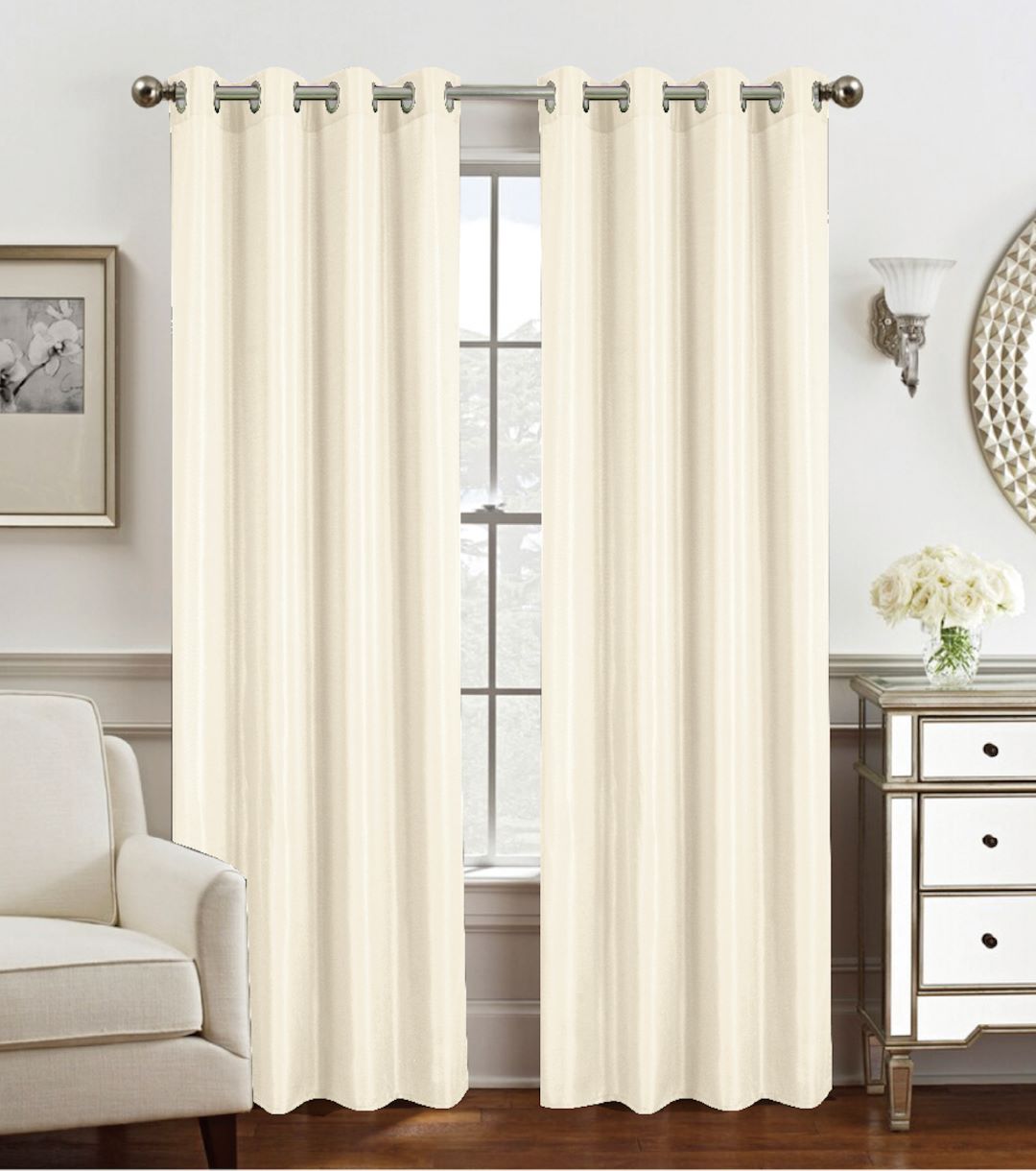 Gilbert Grommet Panel 84" Beige