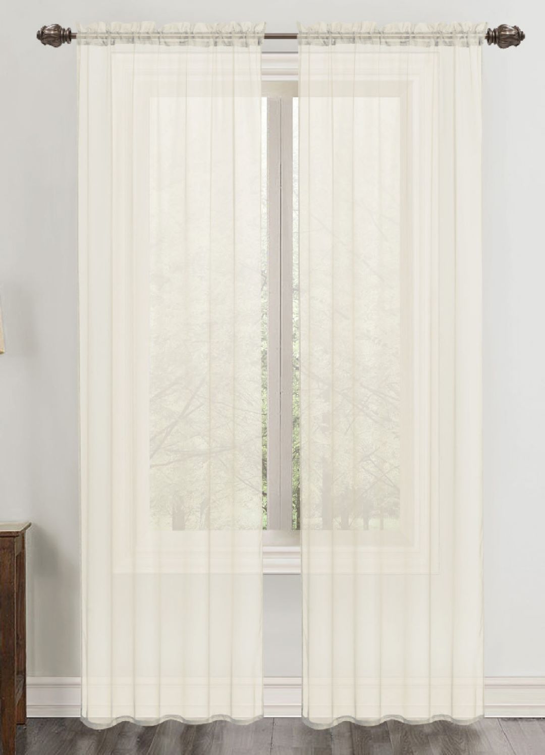 Celine Sheer Panel 90" OP  Beige