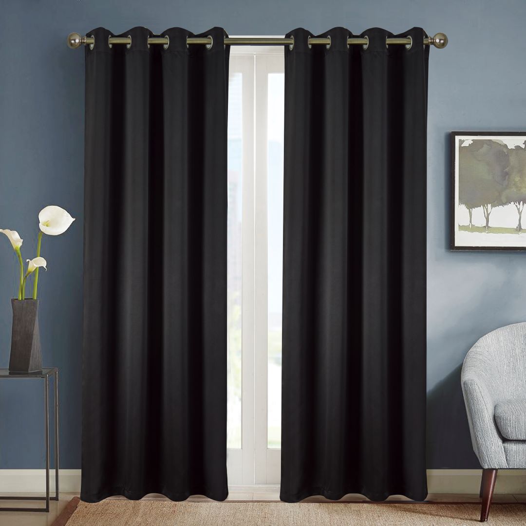 Anchorage Blackout Grommet Panel 90" Black