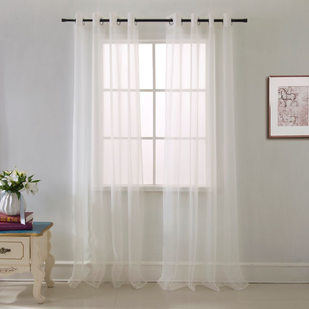 Cara Grommet Panel 84" Beige